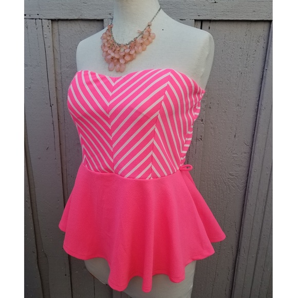 1X-3X New Plus Size Pink Top - Picture 5 of 7